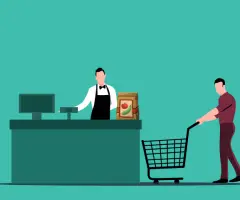 Pardavėjas maišelių parduotuvė Norvegija