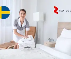 Viešbučio kambarinės / kambarių tvarkytojos – darbas Švedijoje (1948)