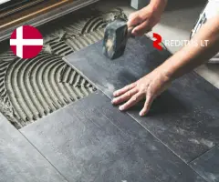 Plytelių klojėjai – darbas Danijoje (1979)