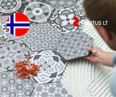 Plytelių klojėjai – darbas Norvegijoje (1988)